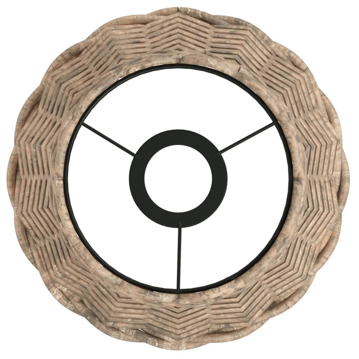 Abajur lustră, maro, Ø20x15 cm, răchită - WALTI WALTI