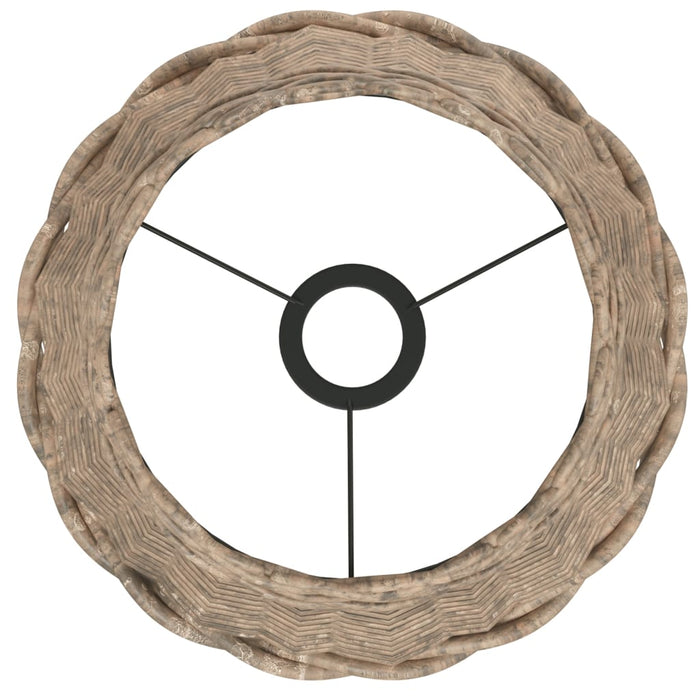 Abajur lustră, maro, Ø30x20 cm, răchită - WALTI WALTI