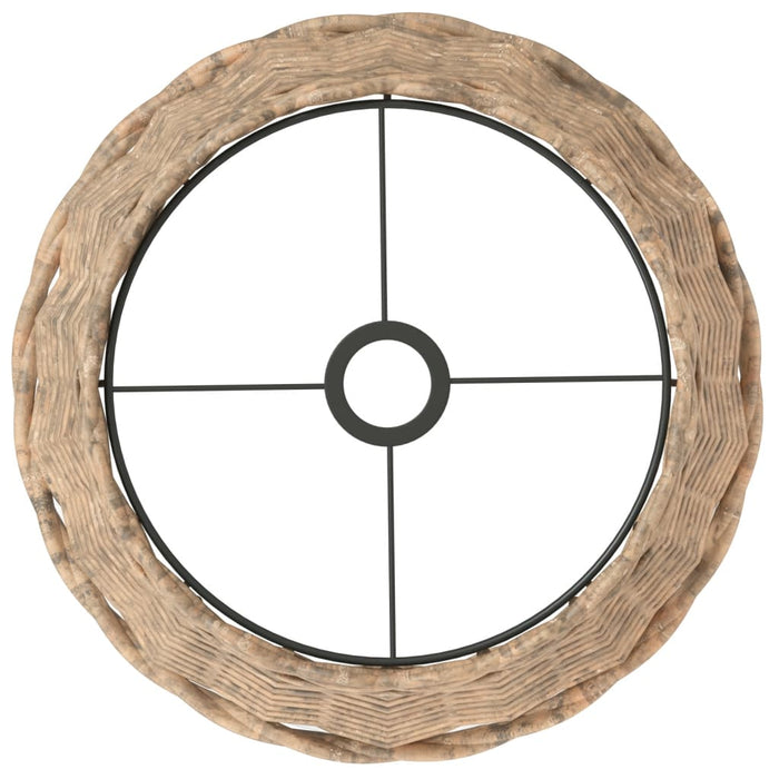 Abajur lustră, maro, Ø38x23 cm, răchită - WALTI WALTI