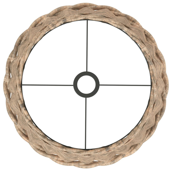 Abajur lustră, maro, Ø40x26 cm, răchită - WALTI WALTI