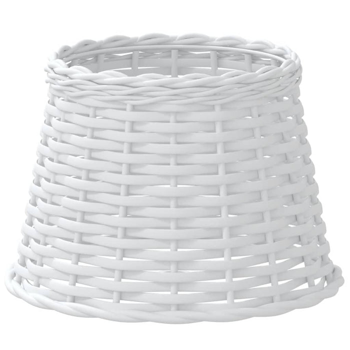 Abajur de veioză, alb, Ø25x17 cm, răchită - WALTI WALTI