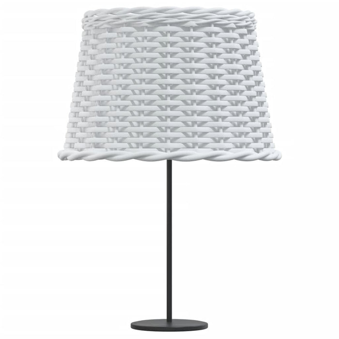 Abajur veioză, alb, Ø40x26 cm, răchită - WALTI WALTI