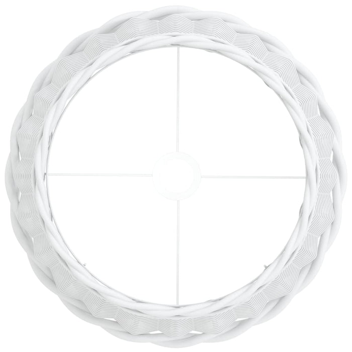 Abajur veioză, alb, Ø40x26 cm, răchită - WALTI WALTI