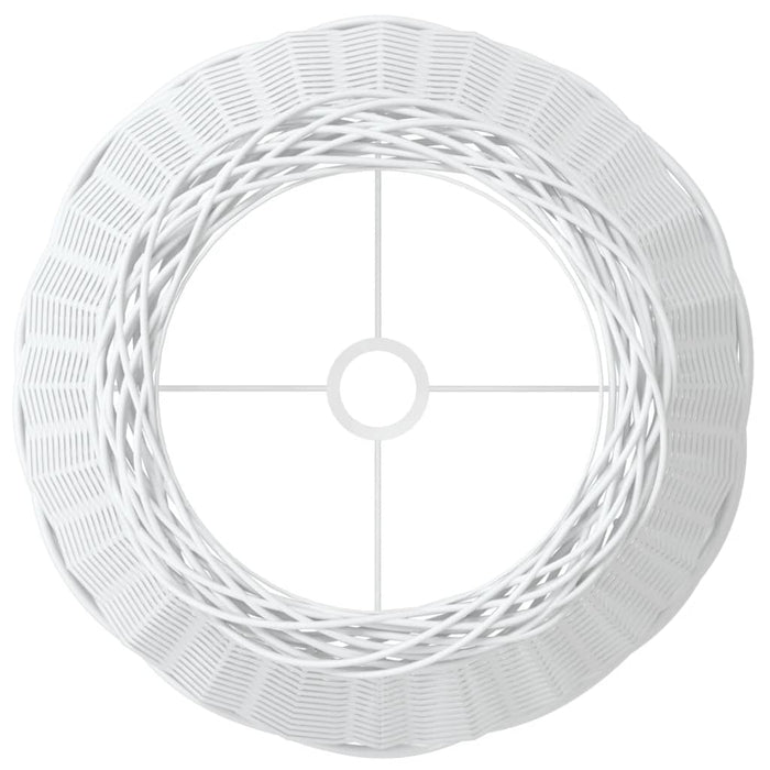 Abajur de veioză alb Ø50x30 cm răchită - WALTI WALTI