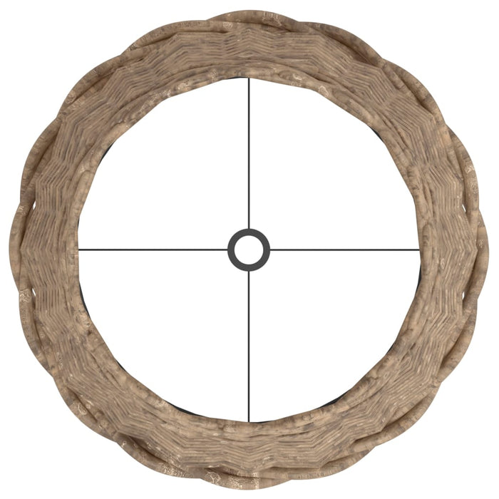 Abajur veioză, maro, Ø30x20 cm, răchită - WALTI WALTI