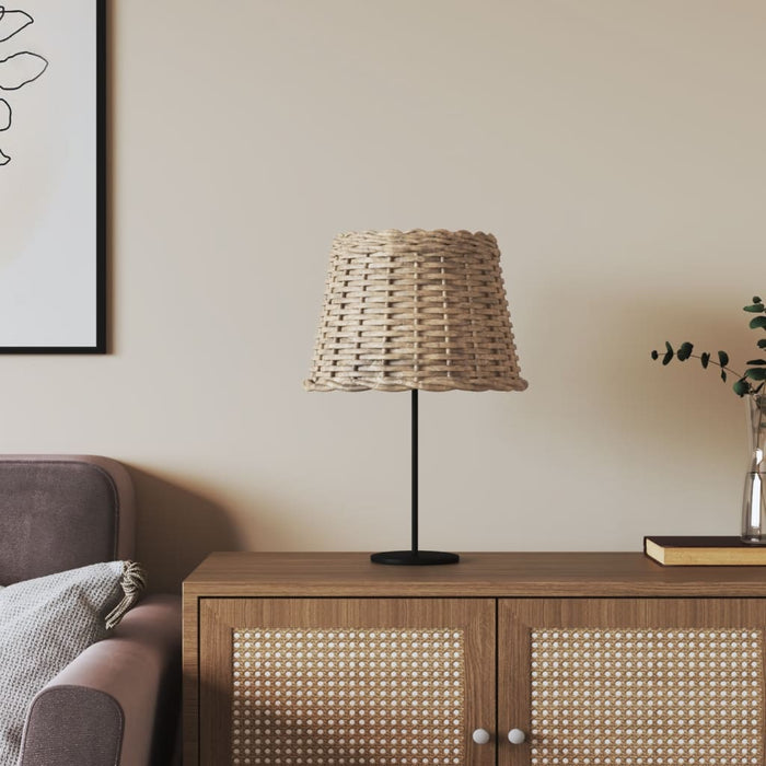 Abajur veioză, maro, Ø30x20 cm, răchită - WALTI WALTI