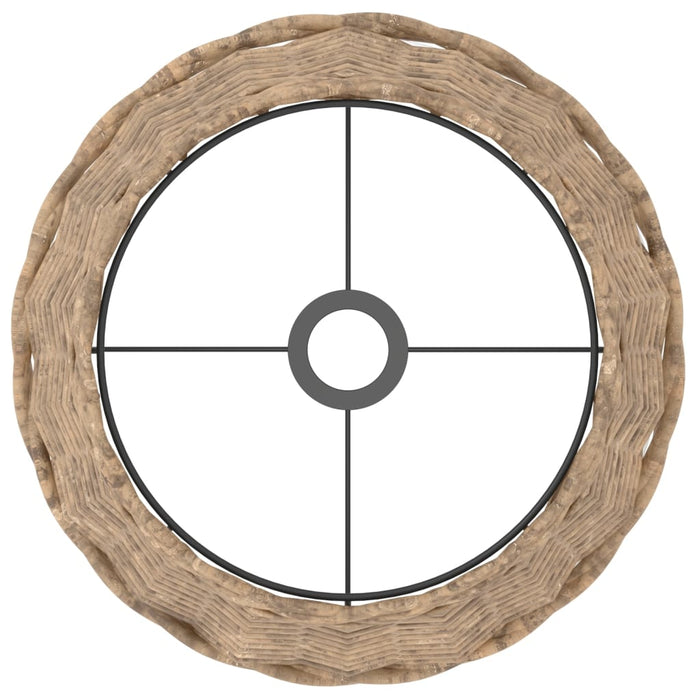 Abajur veioză, maro, Ø38x23 cm, răchită - WALTI WALTI