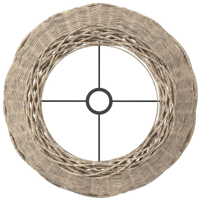 Abajur veioză, maro, Ø50x30 cm, răchită - WALTI WALTI