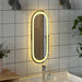 Oglindă de baie cu LED, 40x15 cm, ovală - WALTI WALTI