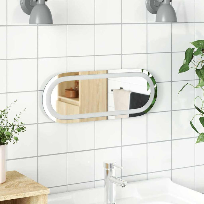 Oglindă de baie cu LED, 40x15 cm, ovală - WALTI WALTI
