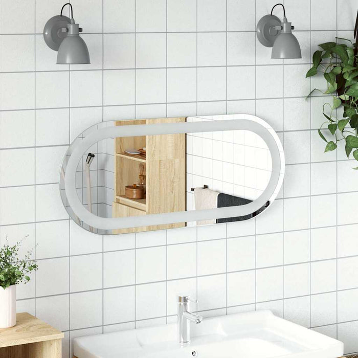 Oglindă de baie cu LED, 70x30 cm, ovală WALTI