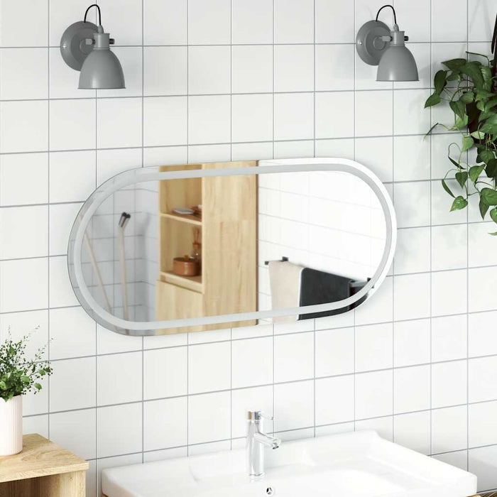 Oglindă de baie cu LED, 100x45 cm, ovală - WALTI WALTI