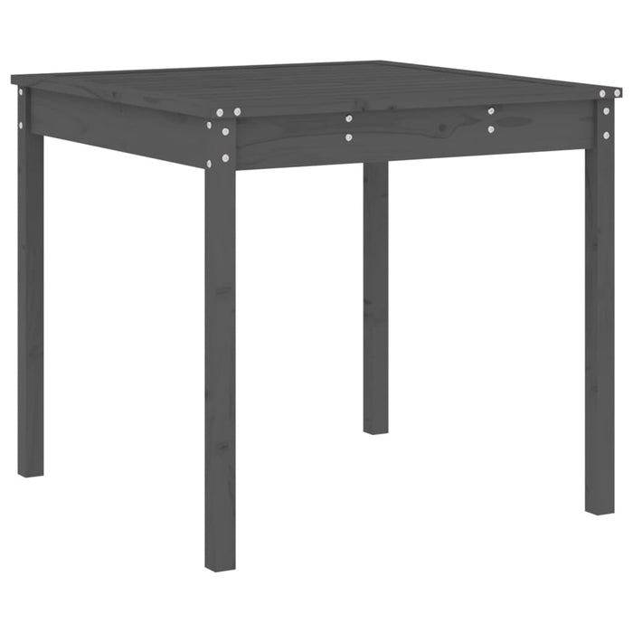 Set de dining pentru grădină, 5 piese, gri, lemn masiv de pin - WALTI WALTI