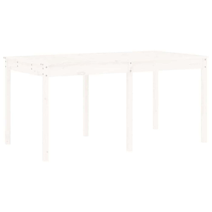 Set mobilier de grădină, 13 piese, alb, lemn masiv de pin - WALTI WALTI