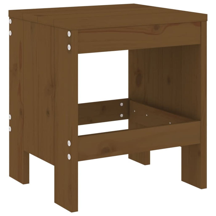 Set mobilier de grădină, 13 piese, maro miere, lemn masiv pin - WALTI WALTI