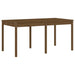 Set mobilier de grădină, 13 piese, maro miere, lemn masiv pin - WALTI WALTI