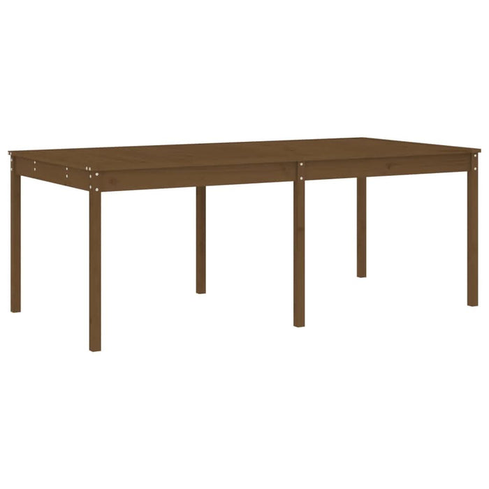 Set mobilier de grădină, 17 piese, maro miere, lemn masiv pin - WALTI WALTI