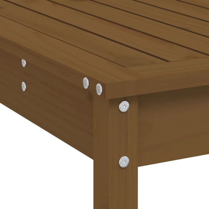 Set mobilier de bar, 3 piese, maro miere, lemn masiv de pin - WALTI WALTI
