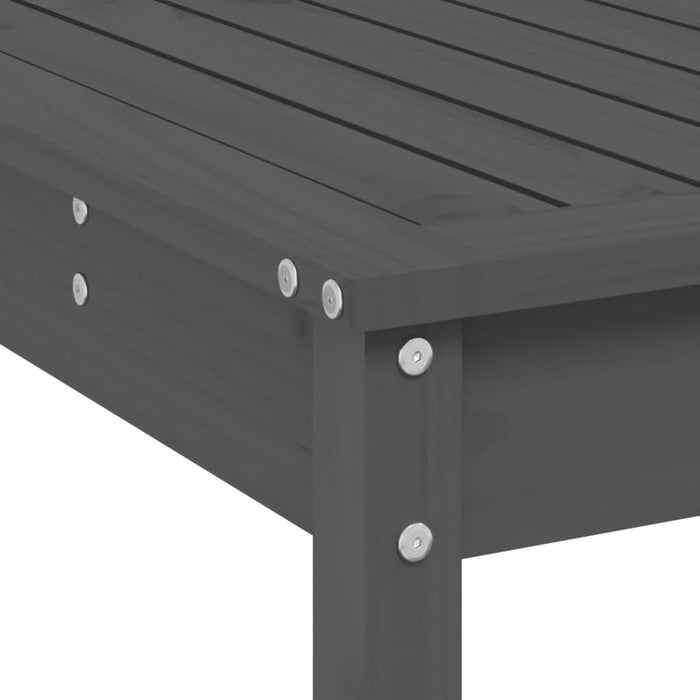 Set mobilier bar pentru grădină, 5 piese, gri, lemn masiv pin - WALTI WALTI