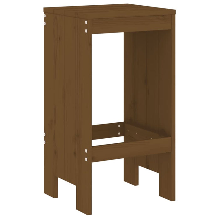 Set mobilier bar de grădină, 5 piese, maro miere lemn masiv pin - WALTI WALTI