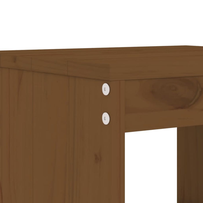 Set mobilier bar de grădină, 5 piese, maro miere lemn masiv pin - WALTI WALTI