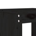 Set mobilier bar de grădină, 5 piese, negru, lemn masiv de pin - WALTI WALTI