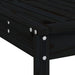 Set mobilier bar de grădină, 5 piese, negru, lemn masiv de pin - WALTI WALTI