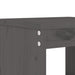 Set mobilier bar pentru grădină, 5 piese, gri, lemn masiv pin - WALTI WALTI