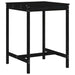 Set mobilier bar de grădină, 5 piese, negru, lemn masiv de pin - WALTI WALTI
