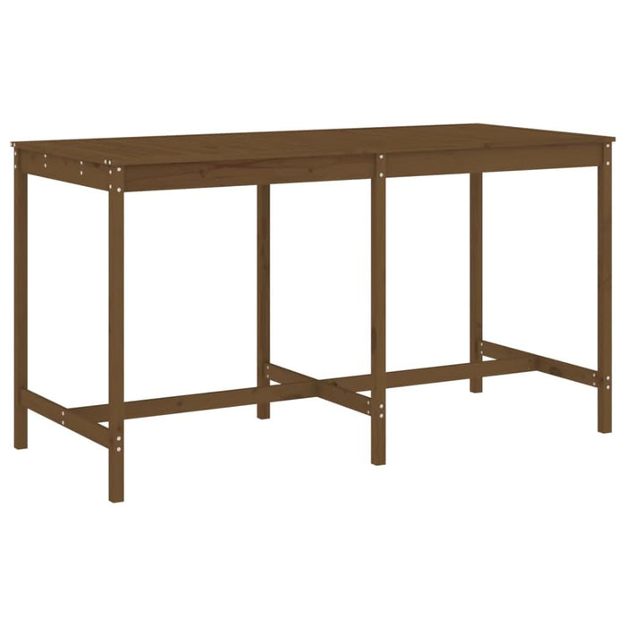 Set mobilier bar de grădină, 9 piese, maro miere lemn masiv pin - WALTI WALTI