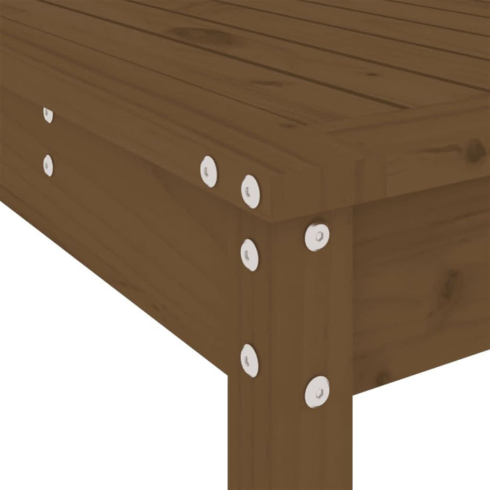 Set mobilier de bar, 3 piese, maro miere, lemn masiv de pin - WALTI WALTI
