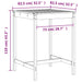 Set bar de grădină, 3 piese, lemn masiv douglas - WALTI WALTI