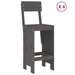 Set mobilier bar pentru grădină, 5 piese, gri, lemn masiv pin - WALTI WALTI