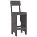Set mobilier bar pentru grădină, 5 piese, gri, lemn masiv pin - WALTI WALTI