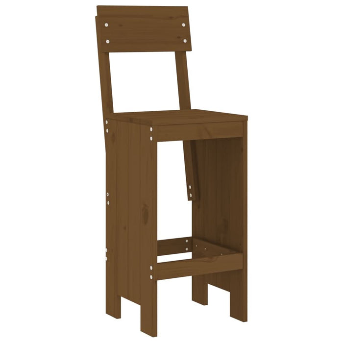 Set mobilier bar de grădină, 5 piese, maro miere lemn masiv pin - WALTI WALTI