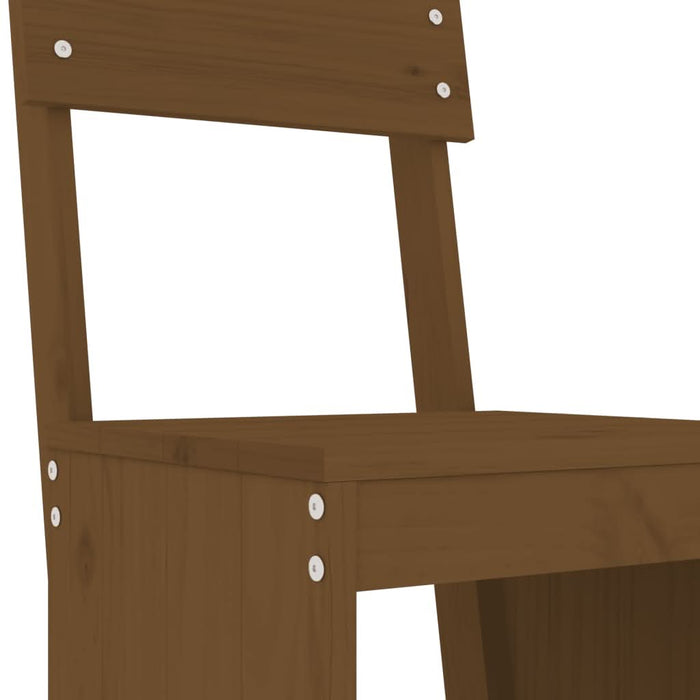 Set mobilier bar de grădină, 5 piese, maro miere lemn masiv pin - WALTI WALTI
