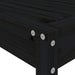 Set mobilier bar de grădină, 5 piese, negru, lemn masiv de pin - WALTI WALTI