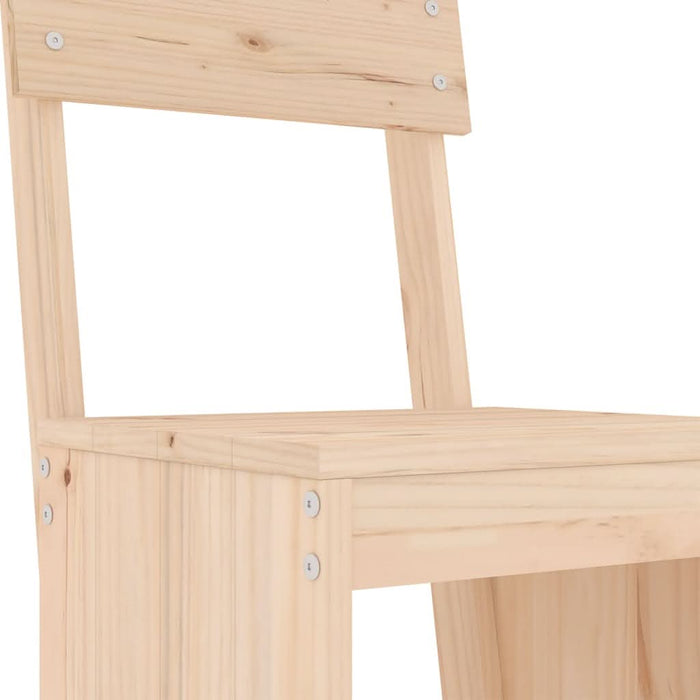 Set mobilier de bar pentru grădină, 5 piese, lemn masiv de pin - WALTI WALTI