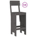 Set mobilier bar pentru grădină, 5 piese, gri, lemn masiv pin - WALTI WALTI