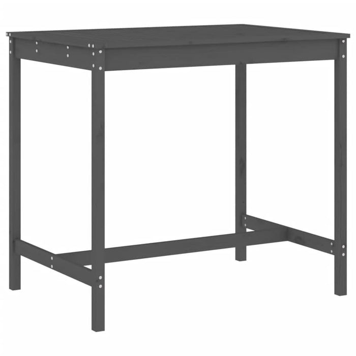 Set mobilier bar pentru grădină, 5 piese, gri, lemn masiv pin - WALTI WALTI
