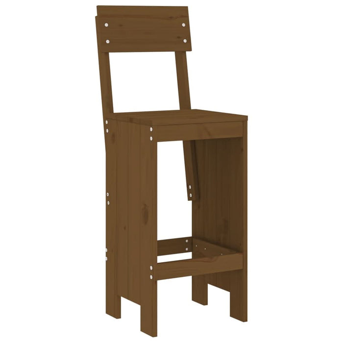 Set mobilier bar de grădină, 5 piese, maro miere lemn masiv pin - WALTI WALTI