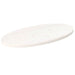 Blat de masă, alb, 70x35x2,5 cm, lemn masiv de pin, oval - WALTI WALTI