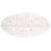 Blat de masă, alb, 100x50x2,5 cm, lemn masiv de pin, oval - WALTI WALTI