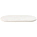 Blat de masă, alb, 80x40x2,5 cm, lemn masiv de pin, oval - WALTI WALTI