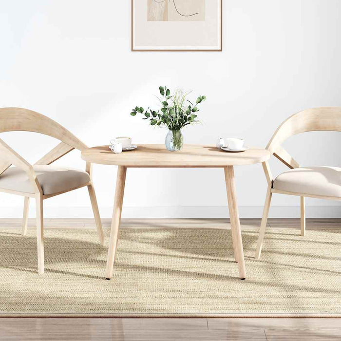 Blat de masă oval din lemn masiv de pin 100x50x2,5 cm WALTI