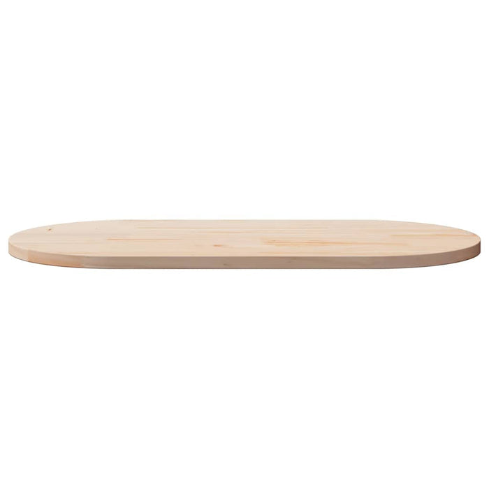Blat de masă oval din lemn masiv de pin 100x50x2,5 cm WALTI