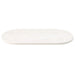 Blat de masă, alb, 100x50x2,5 cm, lemn masiv de pin, oval - WALTI WALTI