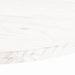 Blat de masă, alb, 100x50x2,5 cm, lemn masiv de pin, oval - WALTI WALTI