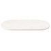 Blat de masă, alb, 110x55x2,5 cm, lemn masiv de pin, oval - WALTI WALTI
