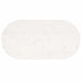Blat de masă, alb, 110x55x2,5 cm, lemn masiv de pin, oval - WALTI WALTI